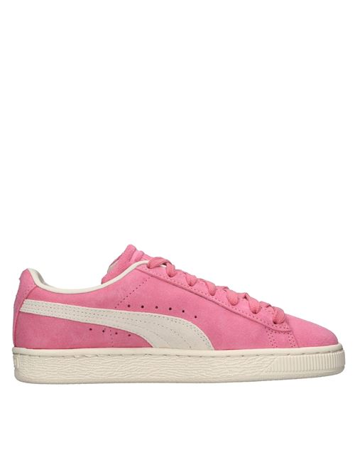 Sneakers in camoscio. PUMA | SUEDE NEONROSA-BEIGE